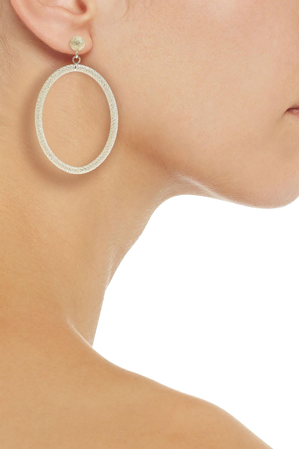 CAROLINA BUCCI Gypsy 18-karat gold hoop earrings
