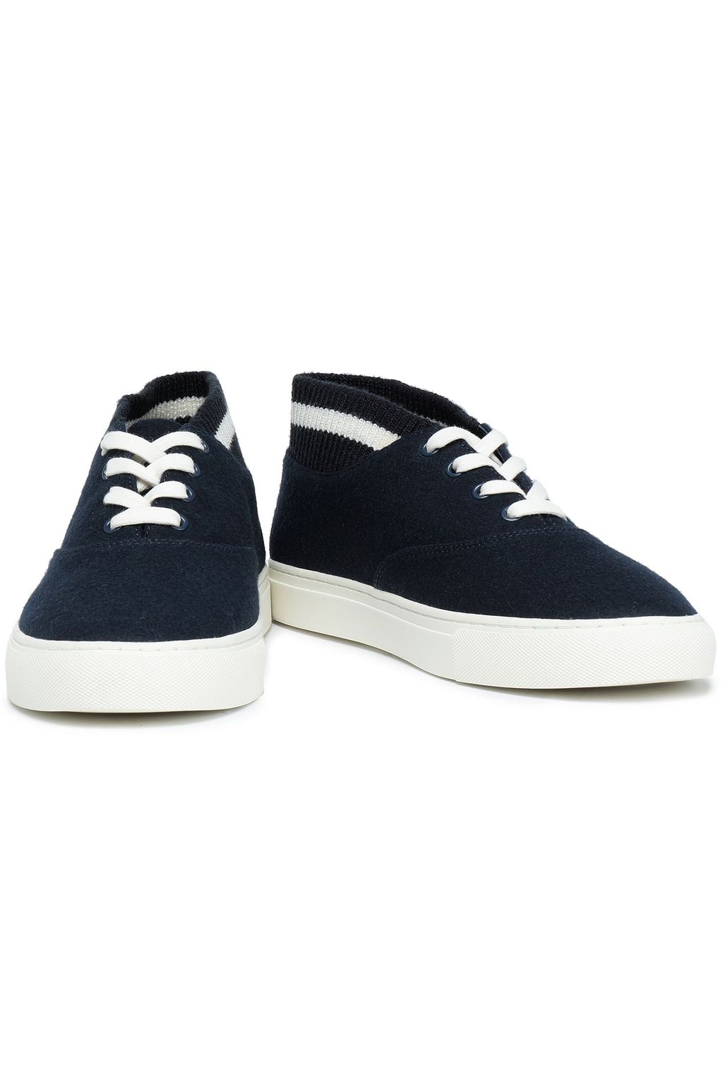 TORY SPORT Embroidered felt sneakers