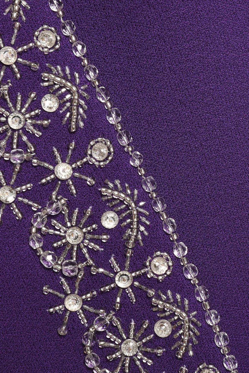 ROCHAS Bead-embellished crepe dress