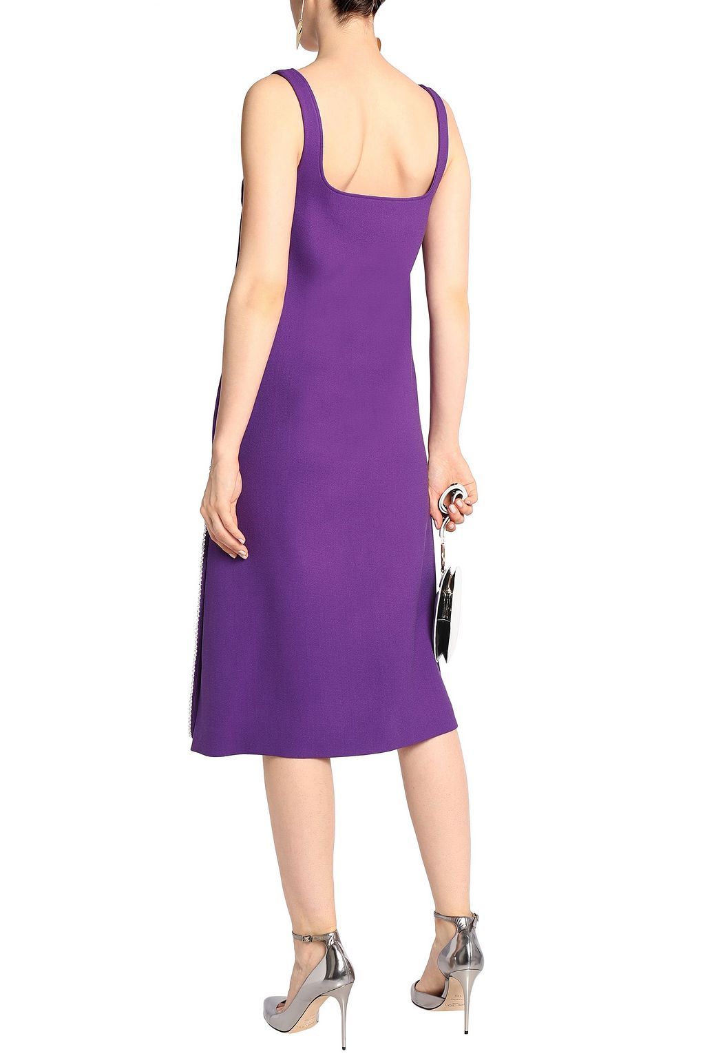 ROCHAS Bead-embellished crepe dress