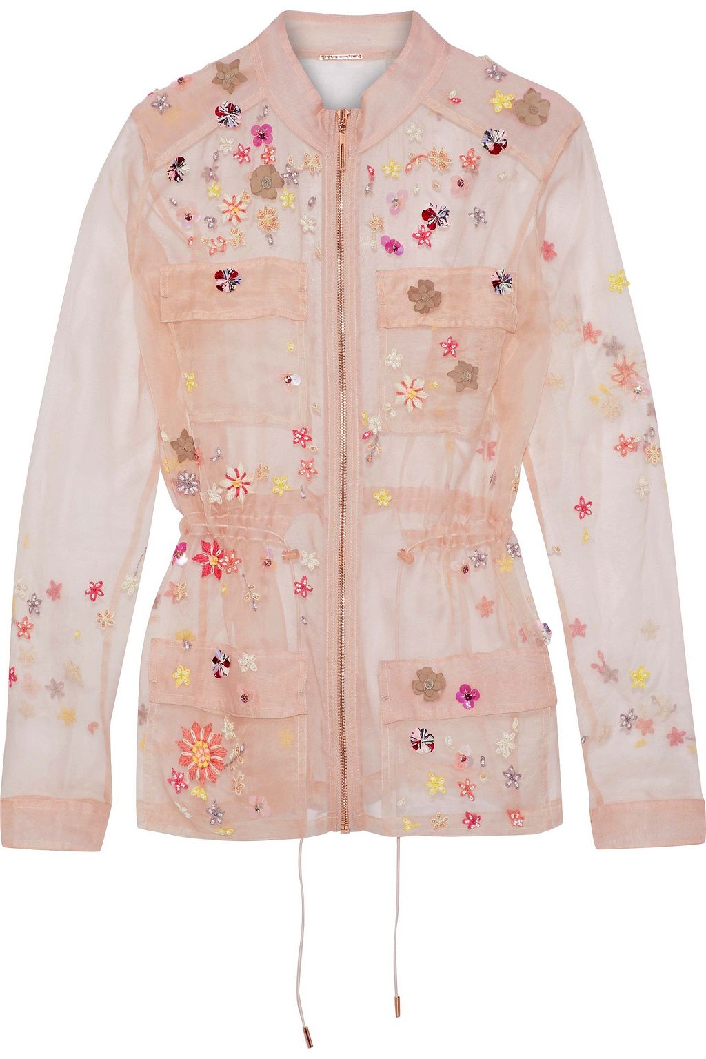 organza jacket evening