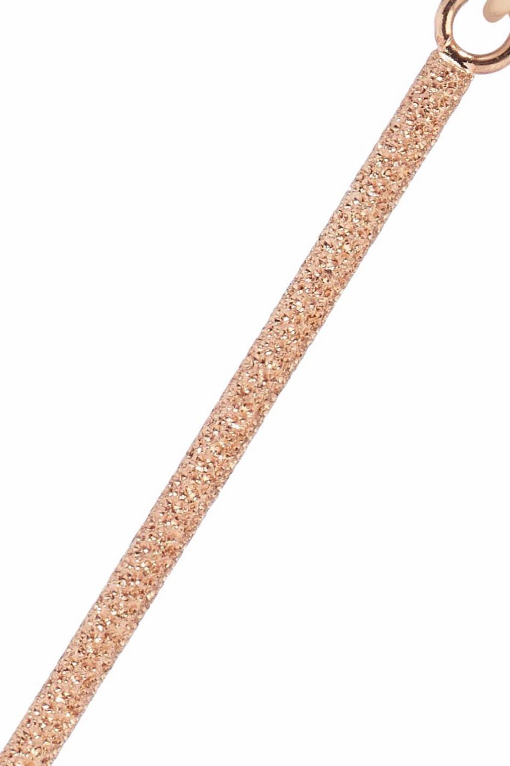 CAROLINA BUCCI Magic Wand long 18-karat rose gold earrings