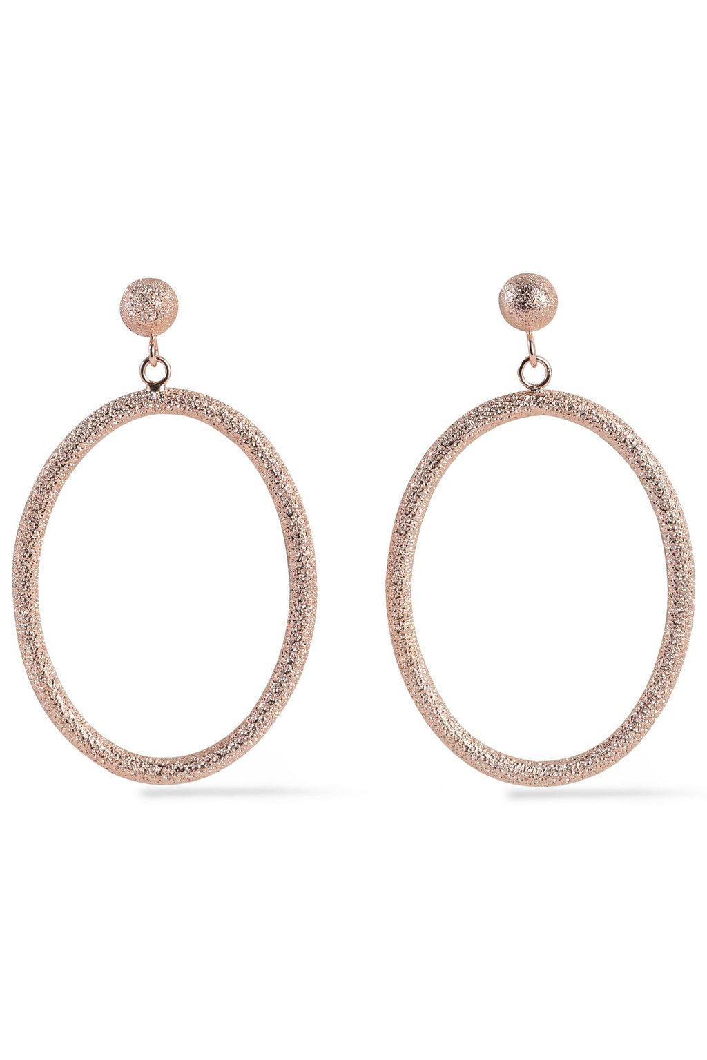 Rose gold hoop 2025 earrings sale