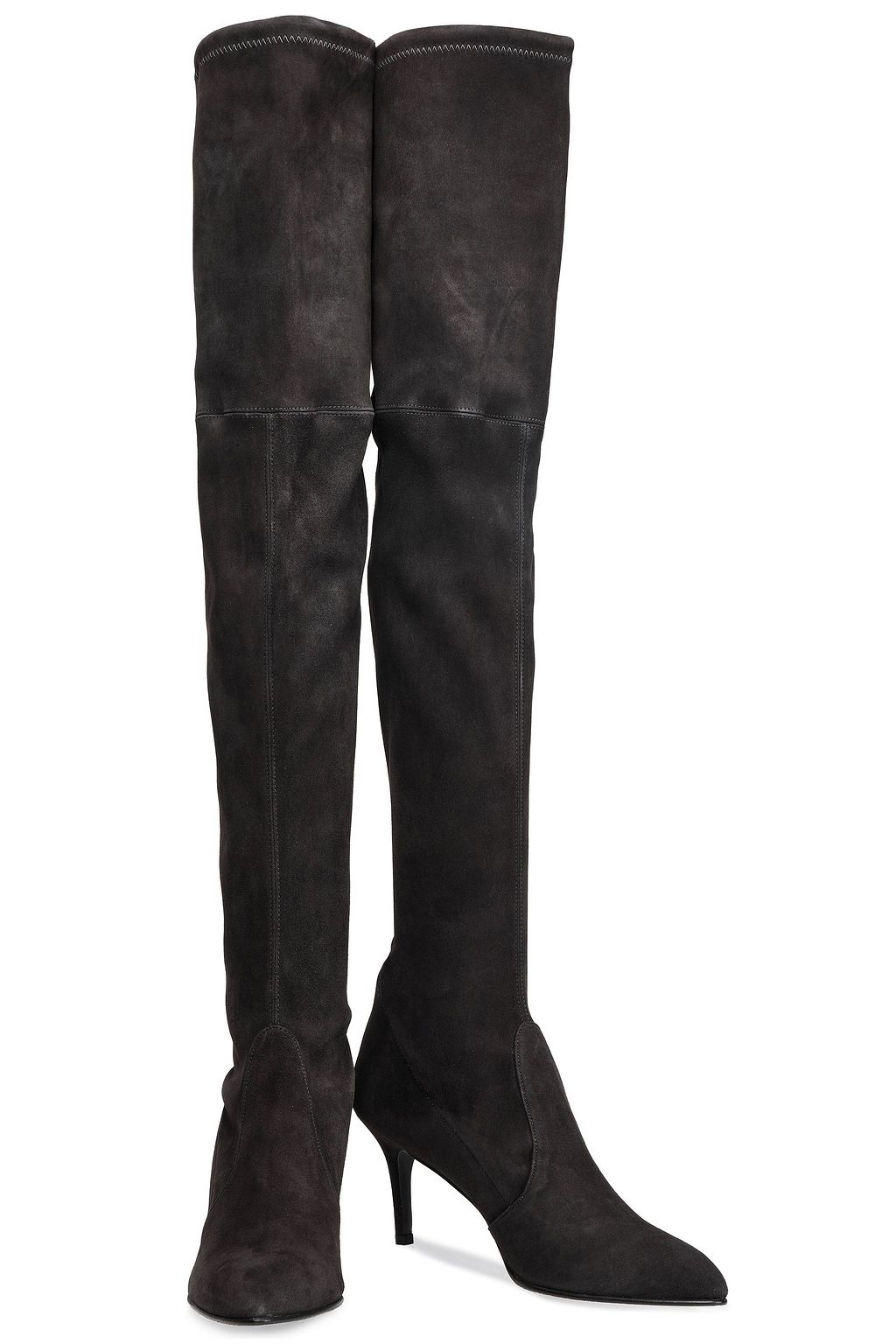 STUART WEITZMAN Stretch-suede over-the-knee boots