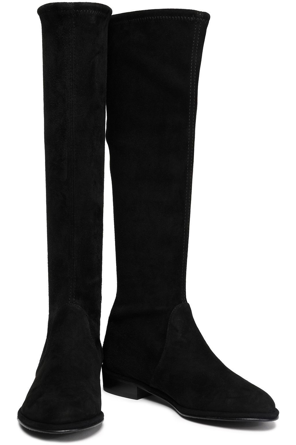 STUART WEITZMAN Bow-detailed suede boots