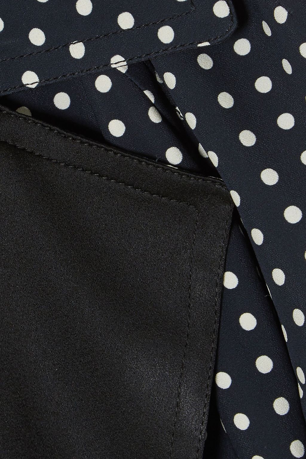HAIDER ACKERMANN Polka-dot voile coat