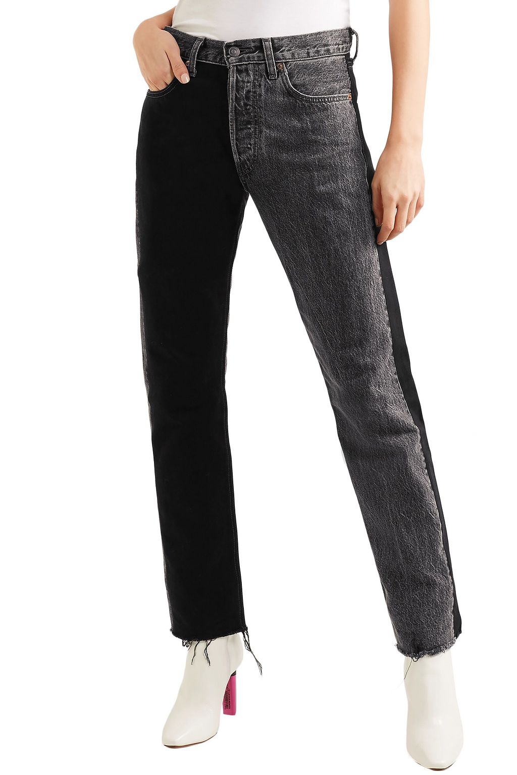 levi's mid rise straight leg jeans