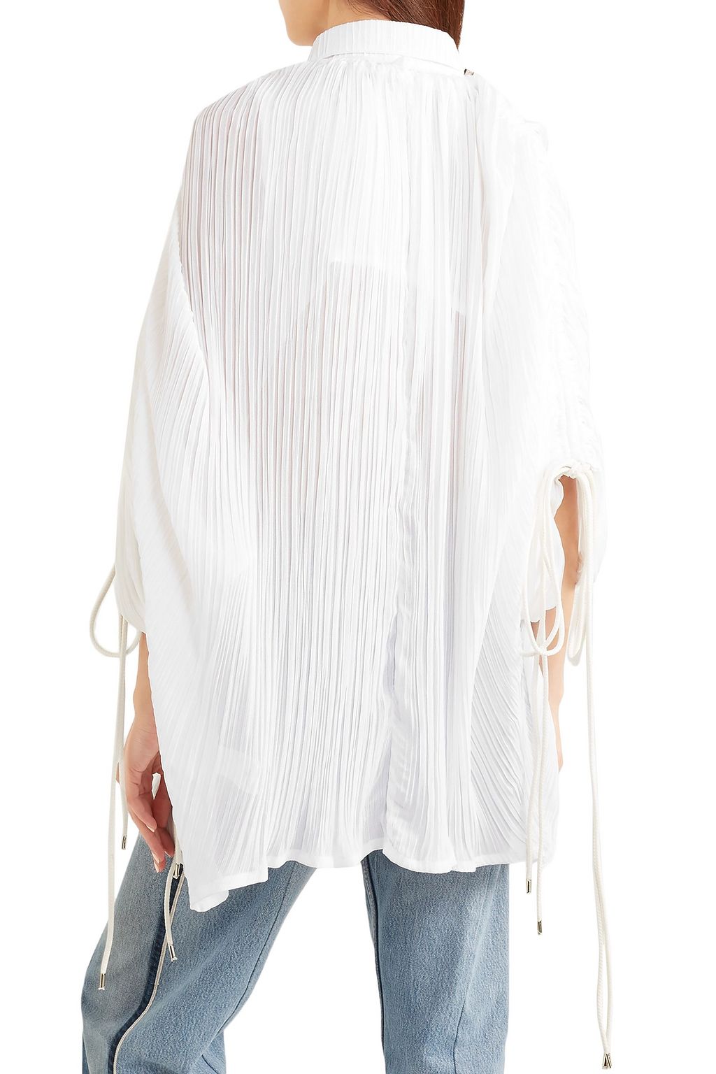 Y/PROJECT Plissé-voile shirt
