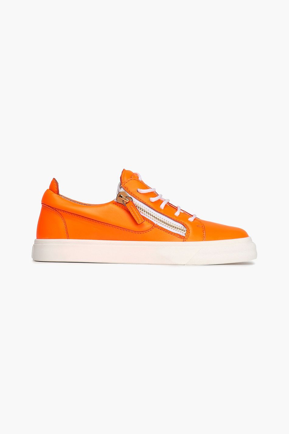 orange neon sneakers