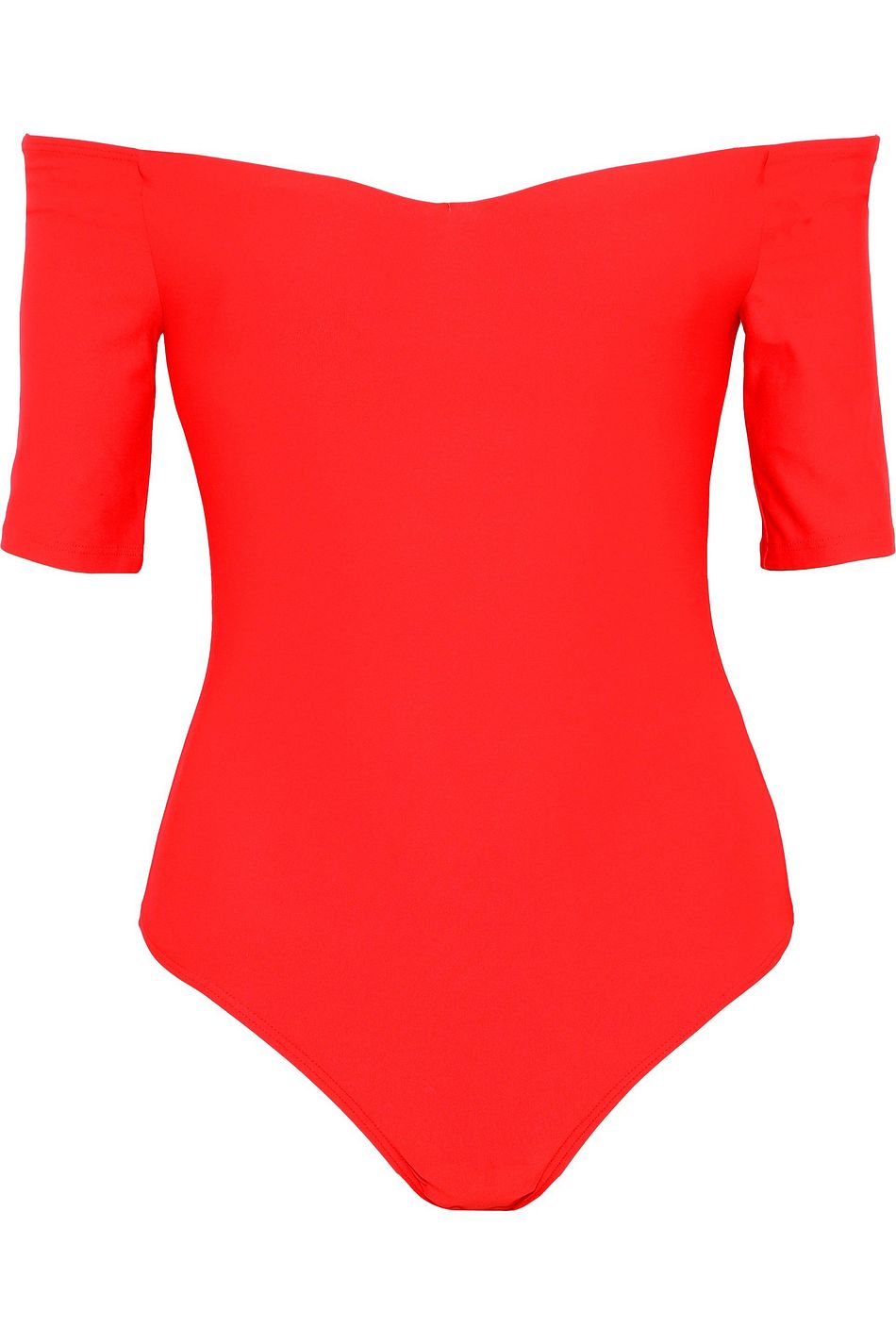 red thong bodysuit
