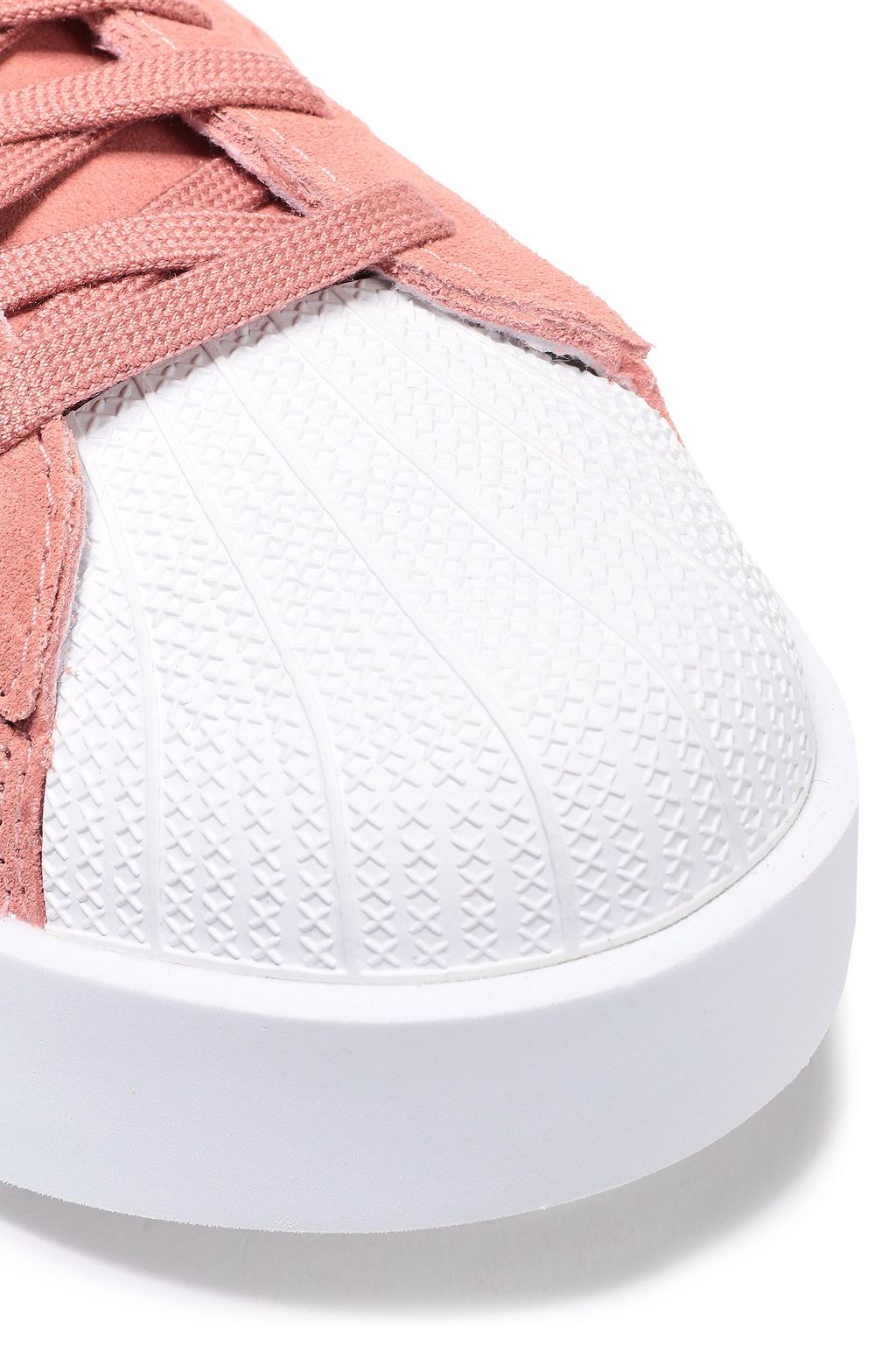 ADIDAS ORIGINALS Superstar Bold rubber and suede sneakers