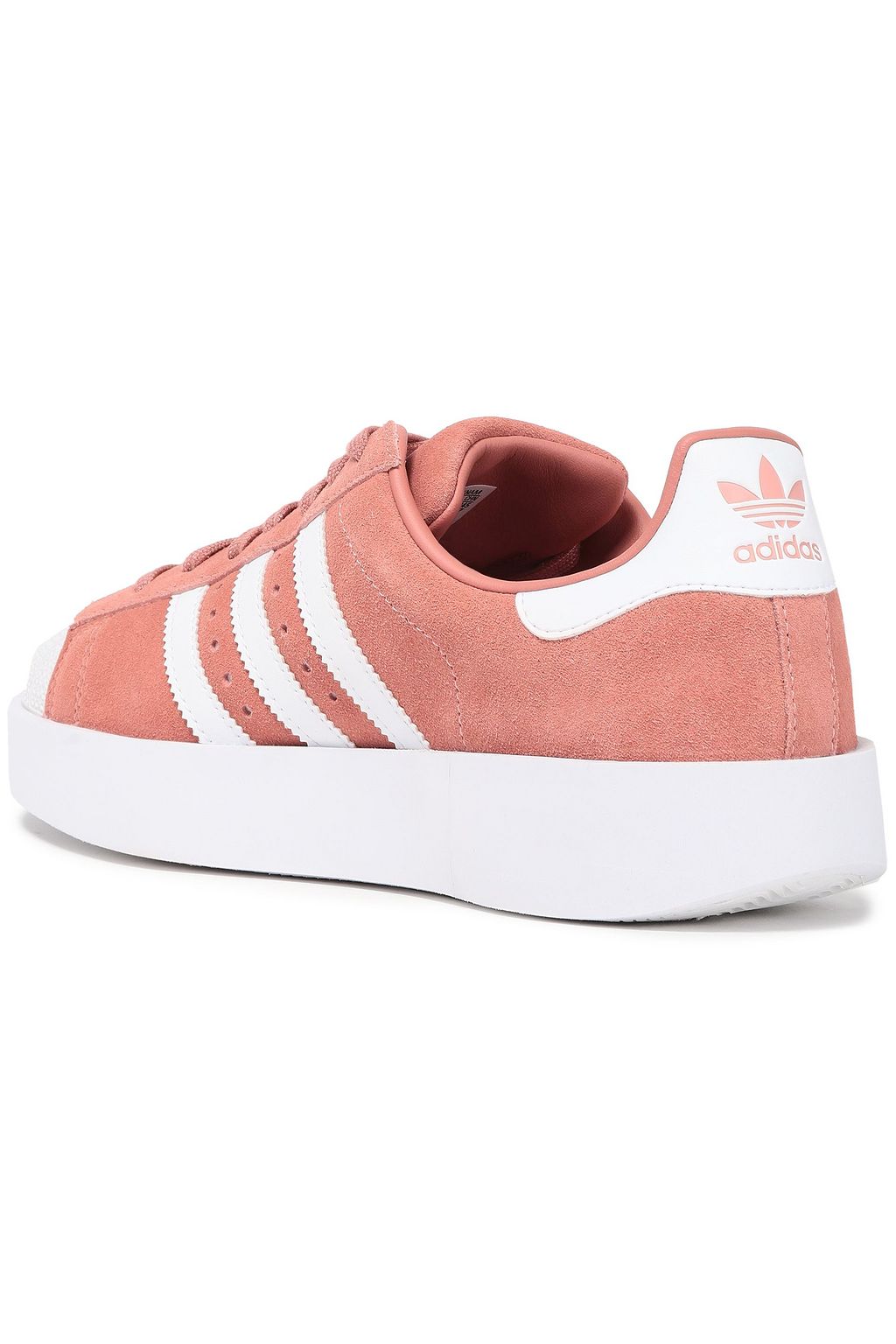 ADIDAS ORIGINALS Superstar Bold rubber and suede sneakers