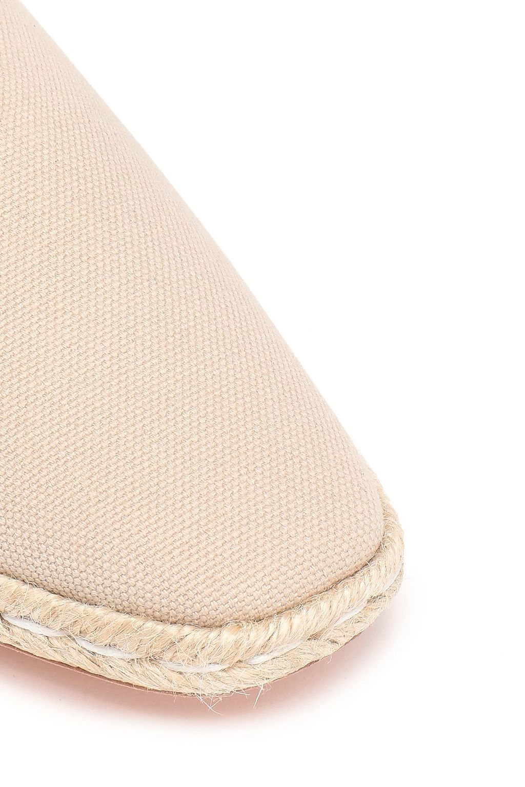 JW ANDERSON Suede-trimmed canvas espadrilles