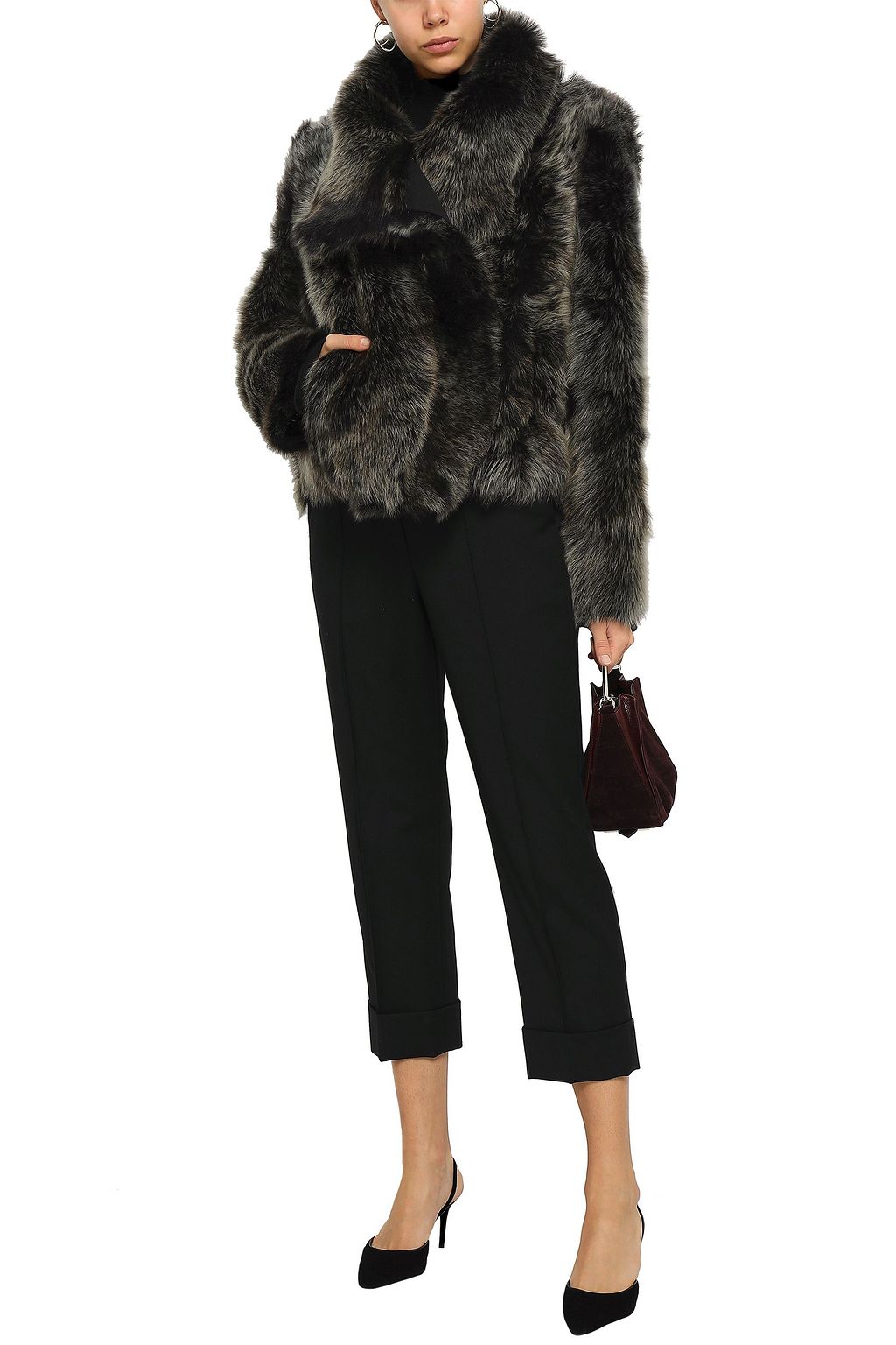 METEO BY YVES SALOMON Reversible shearling jacket