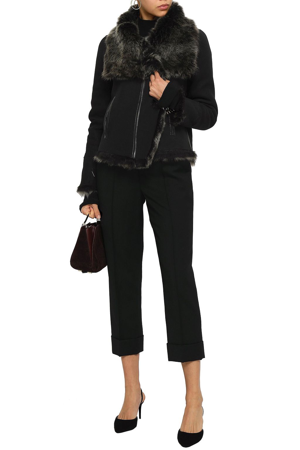 METEO BY YVES SALOMON Reversible shearling jacket