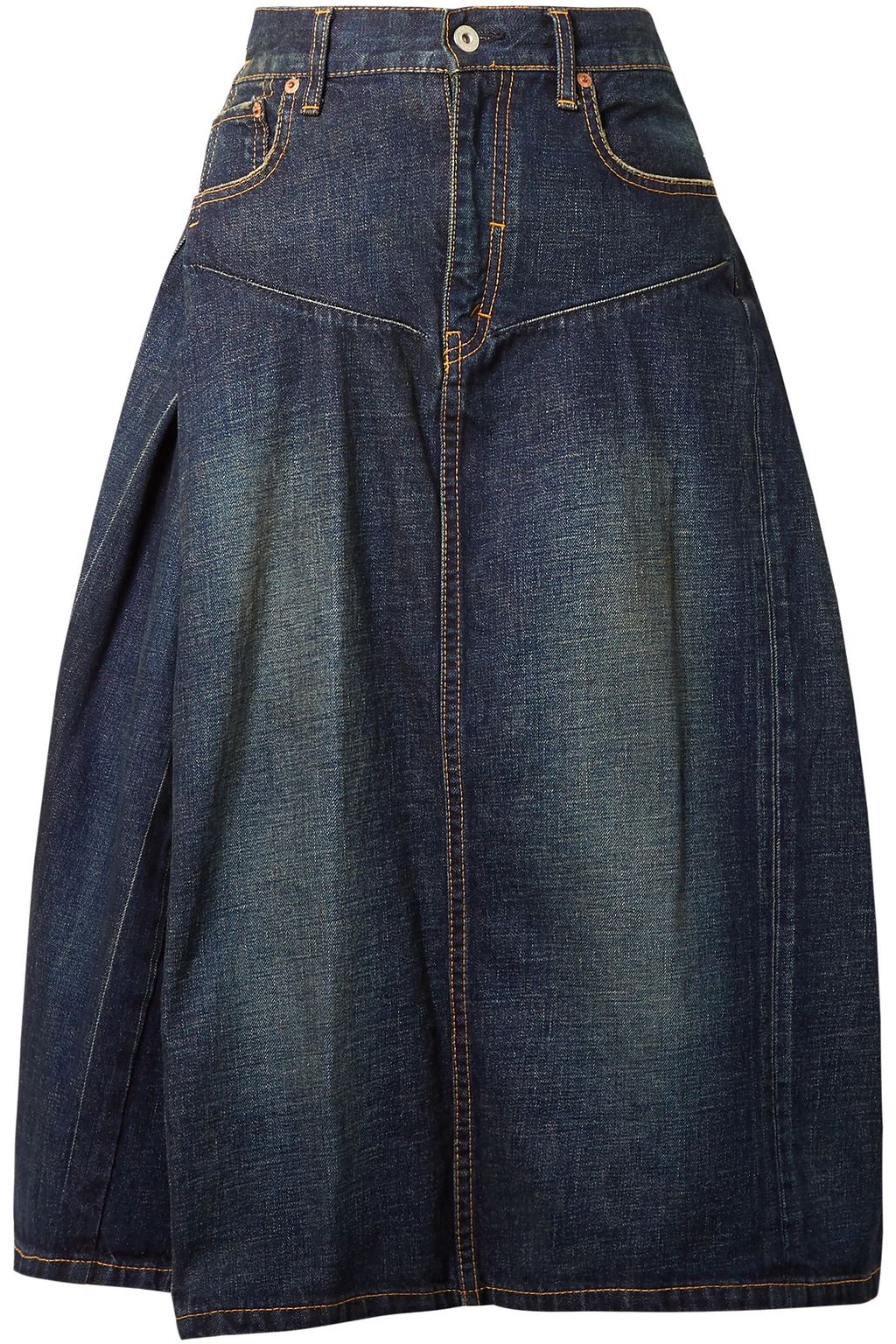 junya watanabe denim skirt