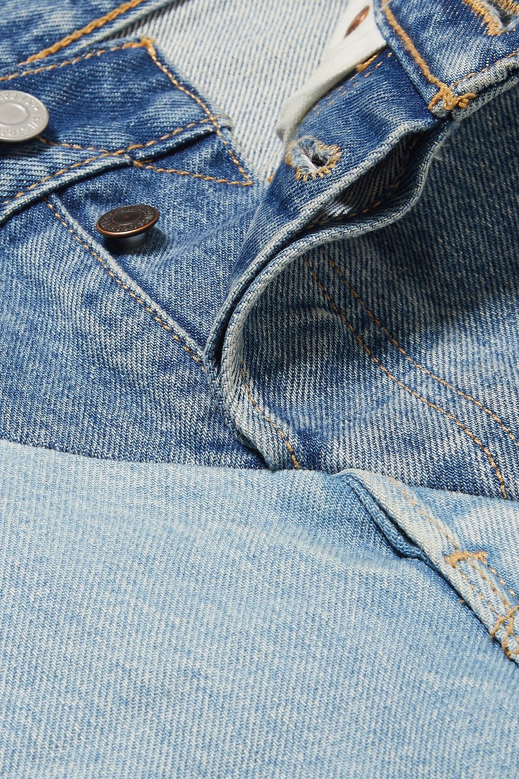 VETEMENTS X LEVI'S جينز straight "+ليفايز" بخصر متوسط الارتفاع