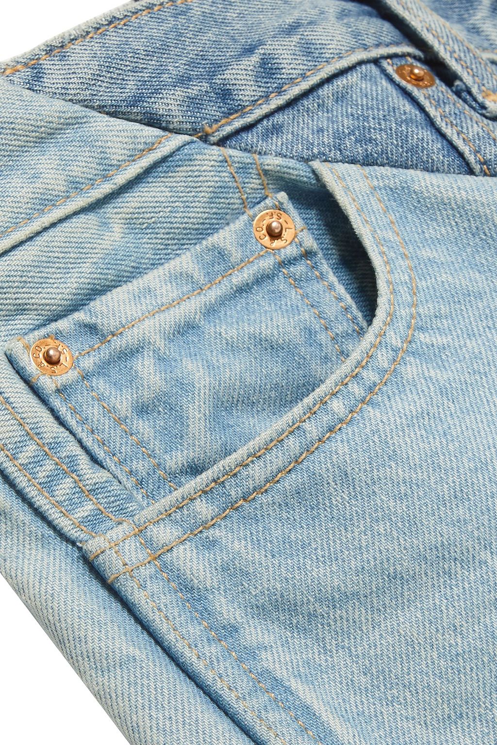 VETEMENTS X LEVI'S جينز straight "+ليفايز" بخصر متوسط الارتفاع