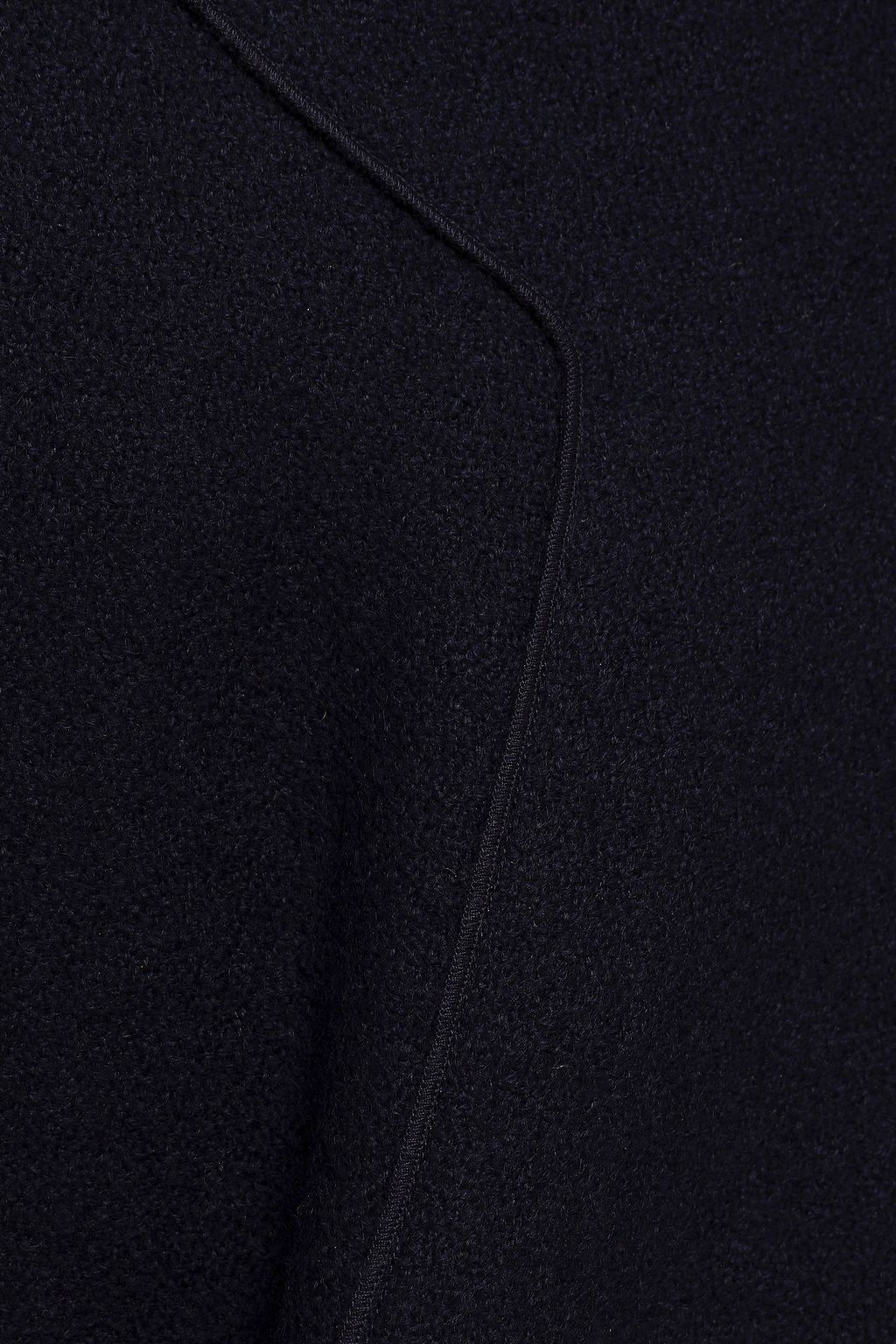 AGNONA Flared wool-crepe midi skirt