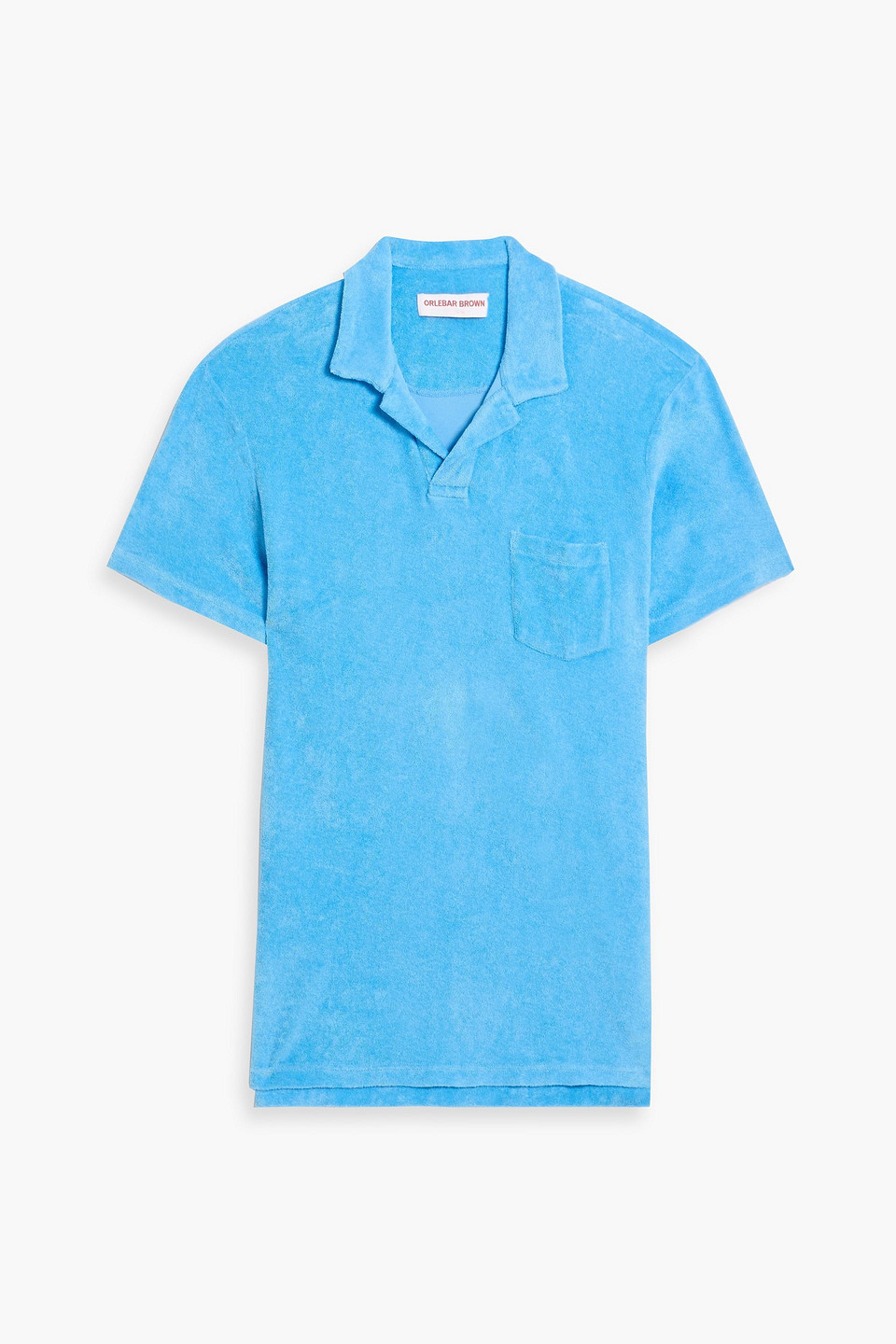 Cotton-terry polo shirt