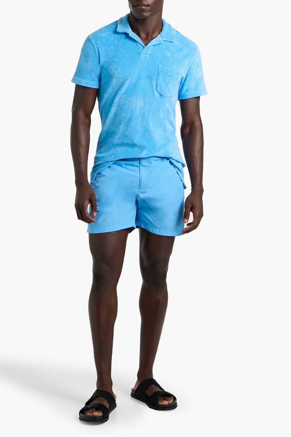 ORLEBAR BROWN Cotton-terry polo shirt