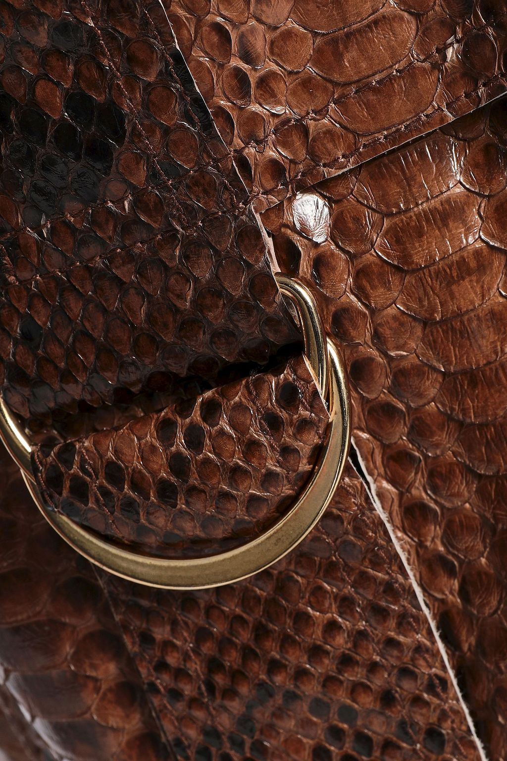 BALMAIN Python trench coat