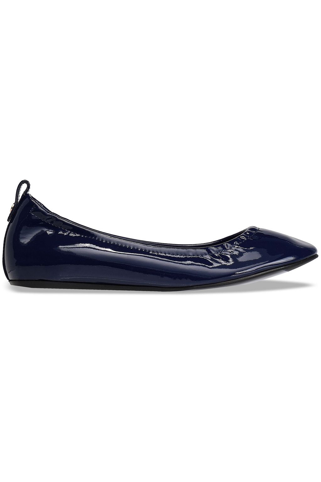 lanvin patent leather ballet flats