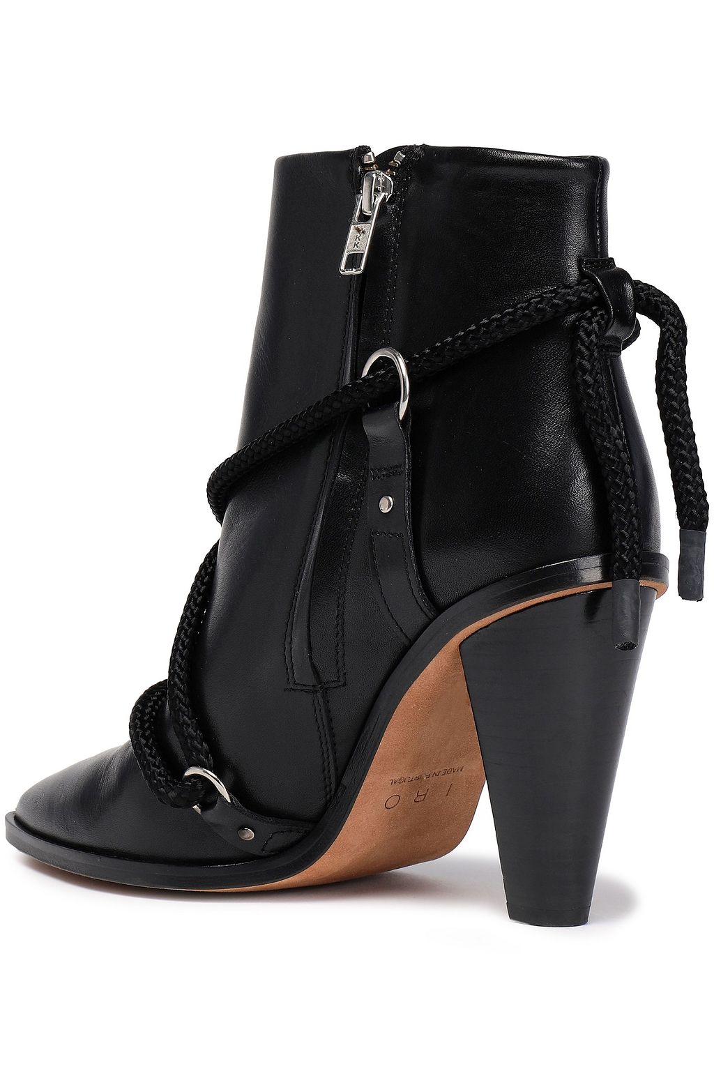 IRO Wilson lace-up leather ankle boots