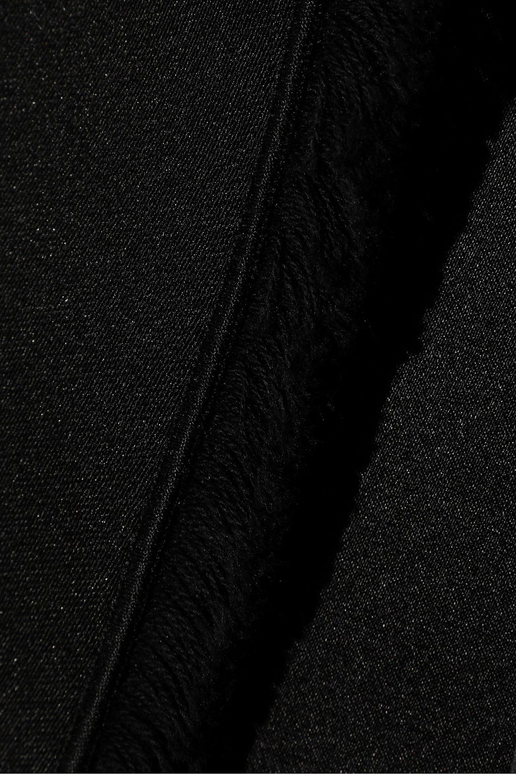 AMANDA WAKELEY Satin-paneled twill jacket