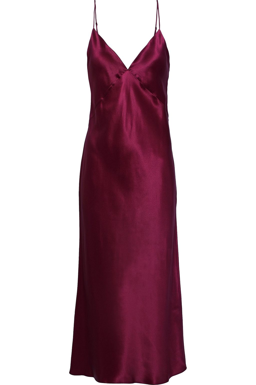 satin midi nightdress