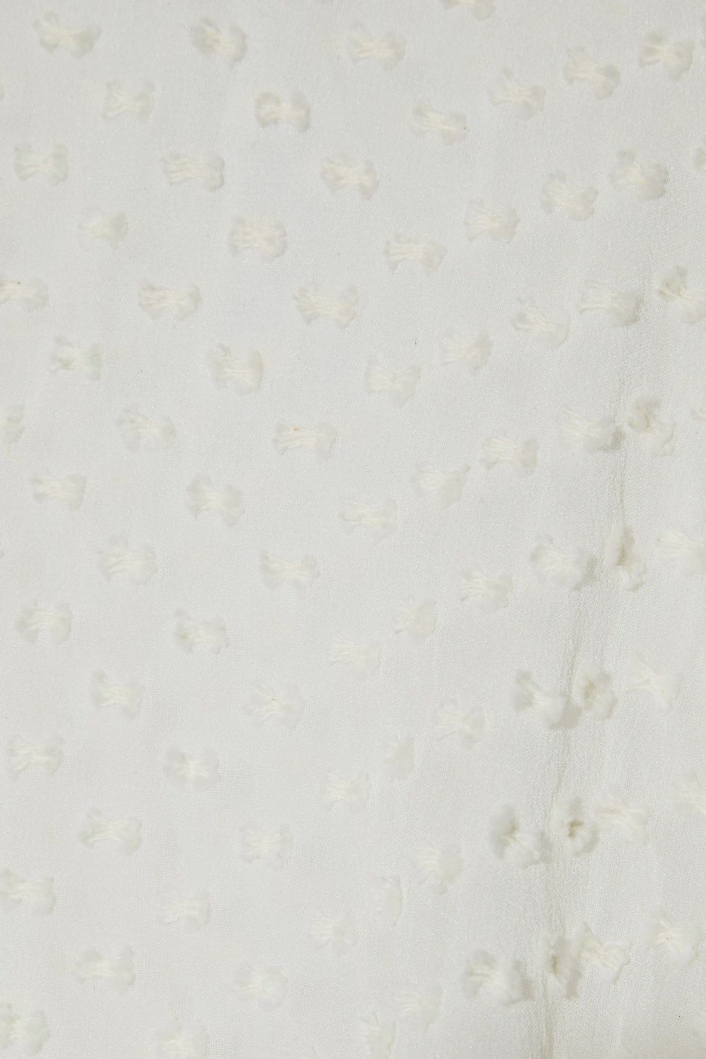 ALICE + OLIVIA Julius fil coupé silk and cotton-blend blouse