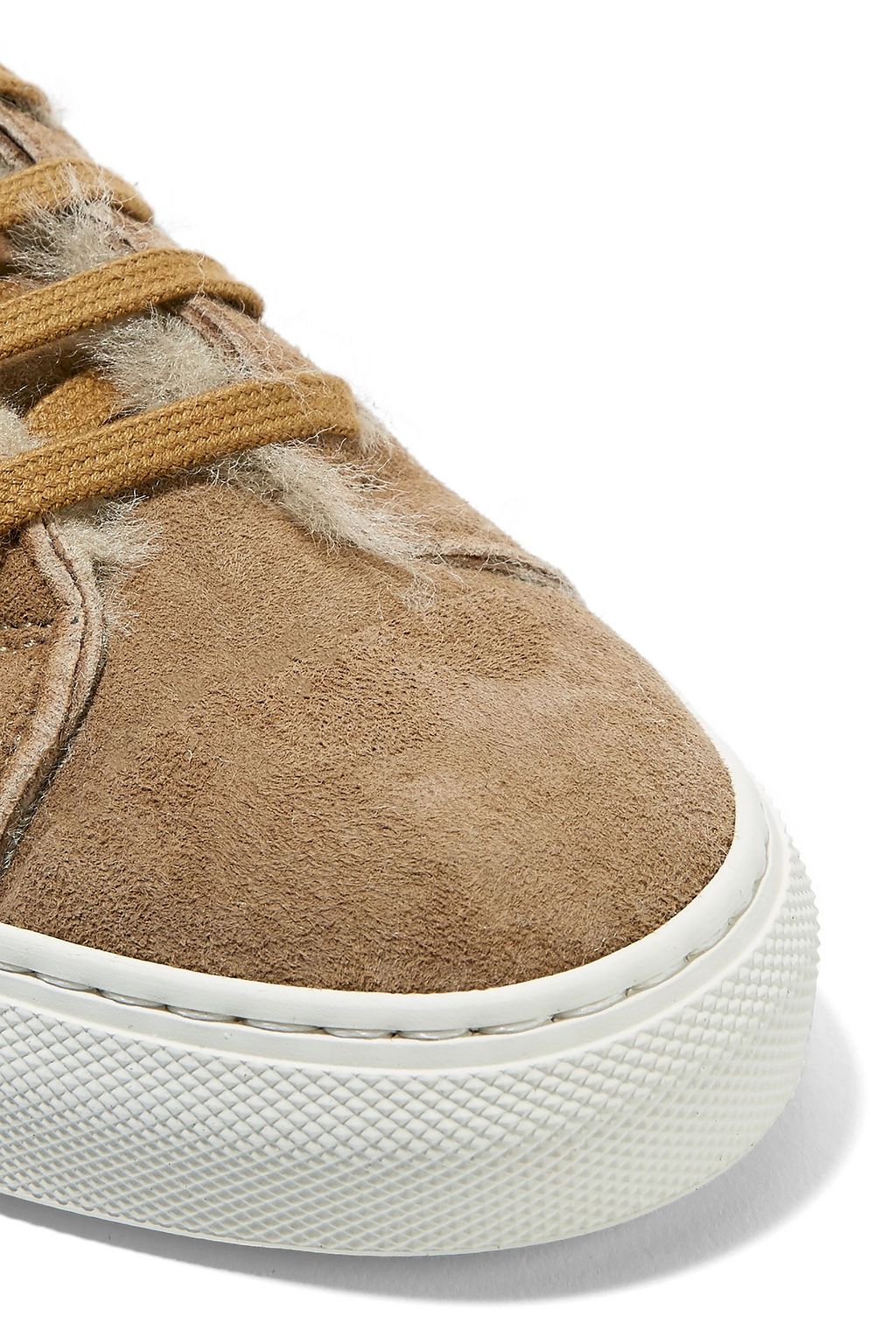 common projects shearling sneakers
