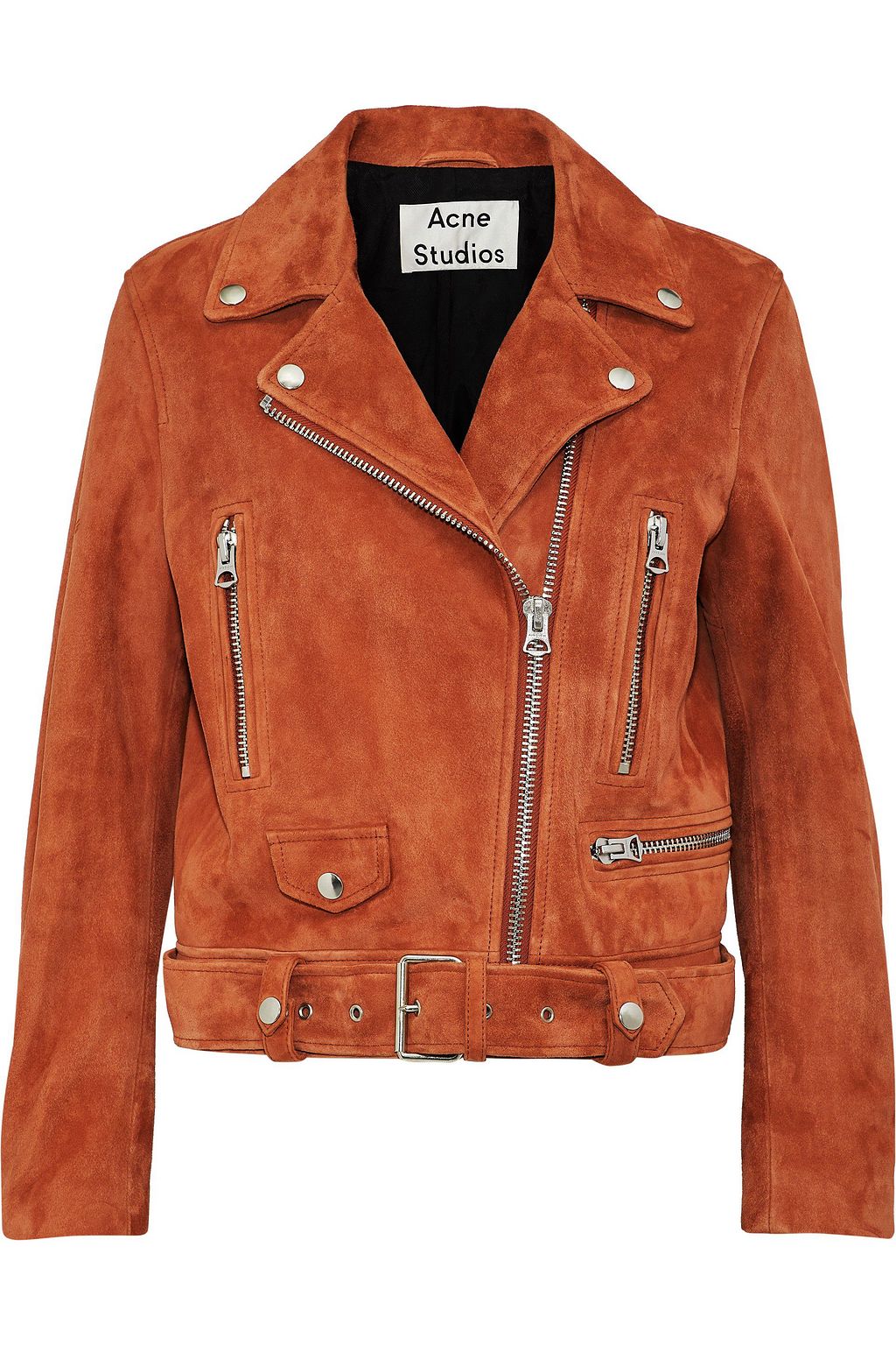 papaya leather jacket