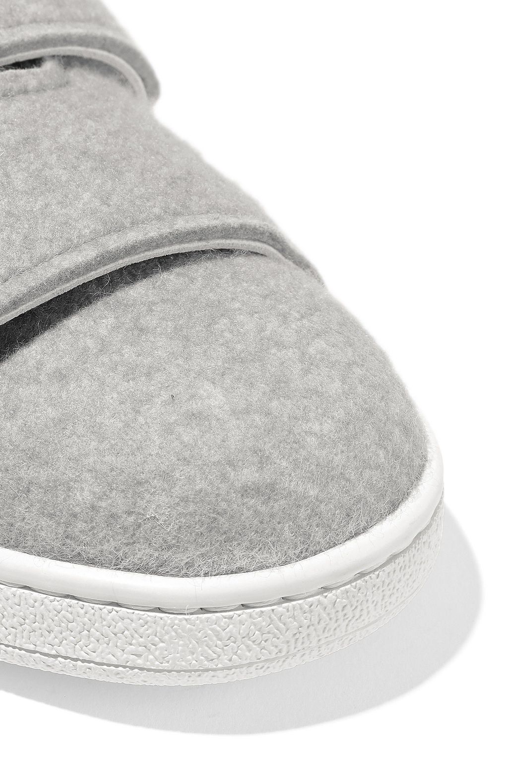 ACNE STUDIOS Triple brushed-felt sneakers