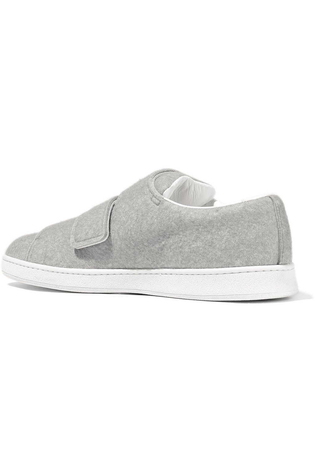 ACNE STUDIOS Triple brushed-felt sneakers