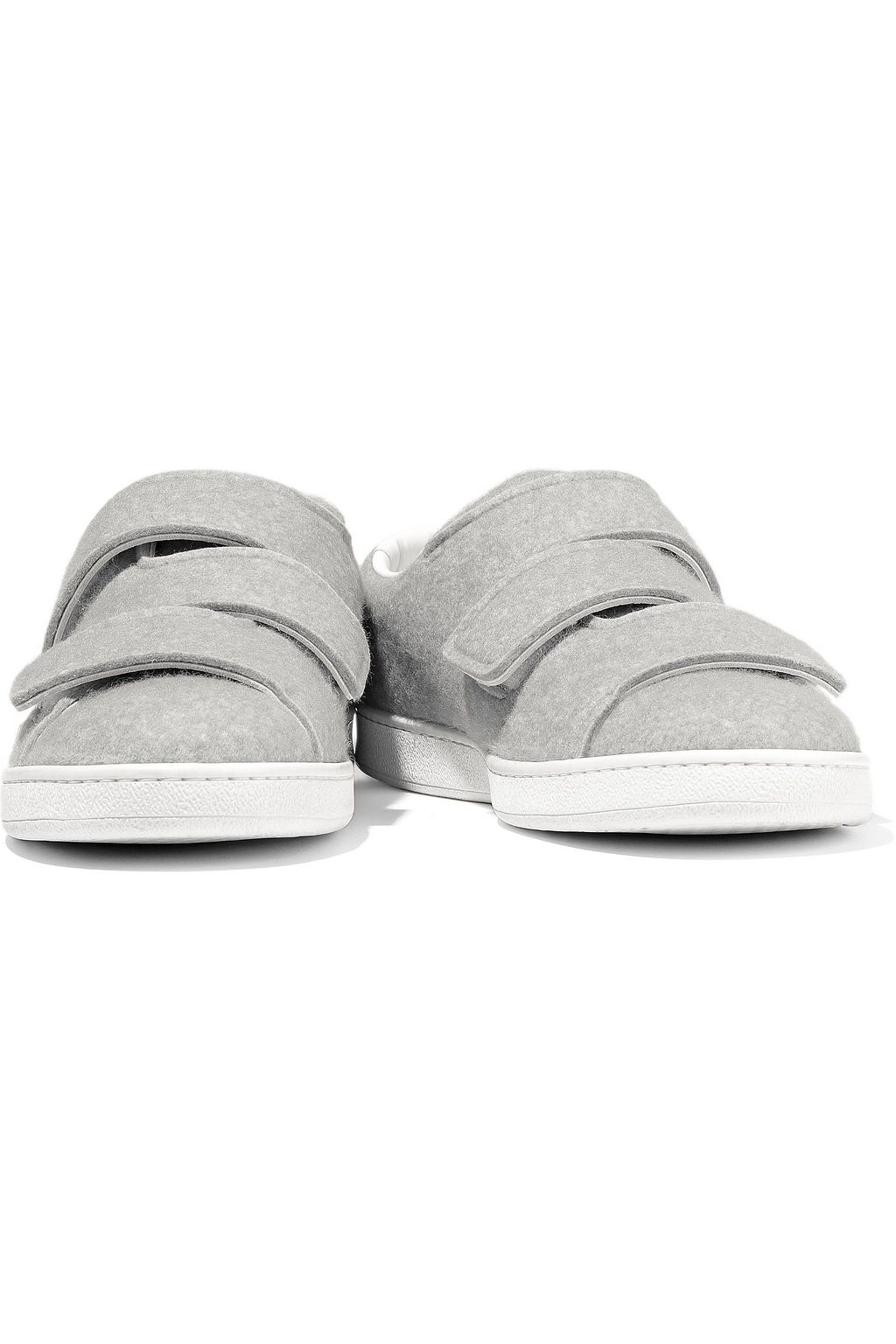 ACNE STUDIOS Triple brushed-felt sneakers