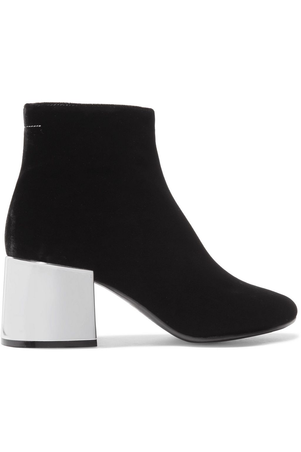 black velvet chelsea boots