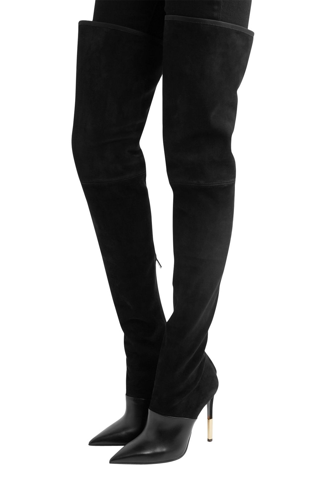 balmain knee high boots