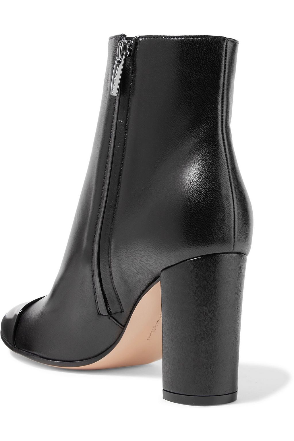 GIANVITO ROSSI Smooth and patent-leather ankle boots