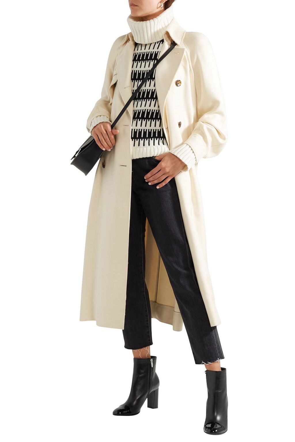 GIANVITO ROSSI Smooth and patent-leather ankle boots