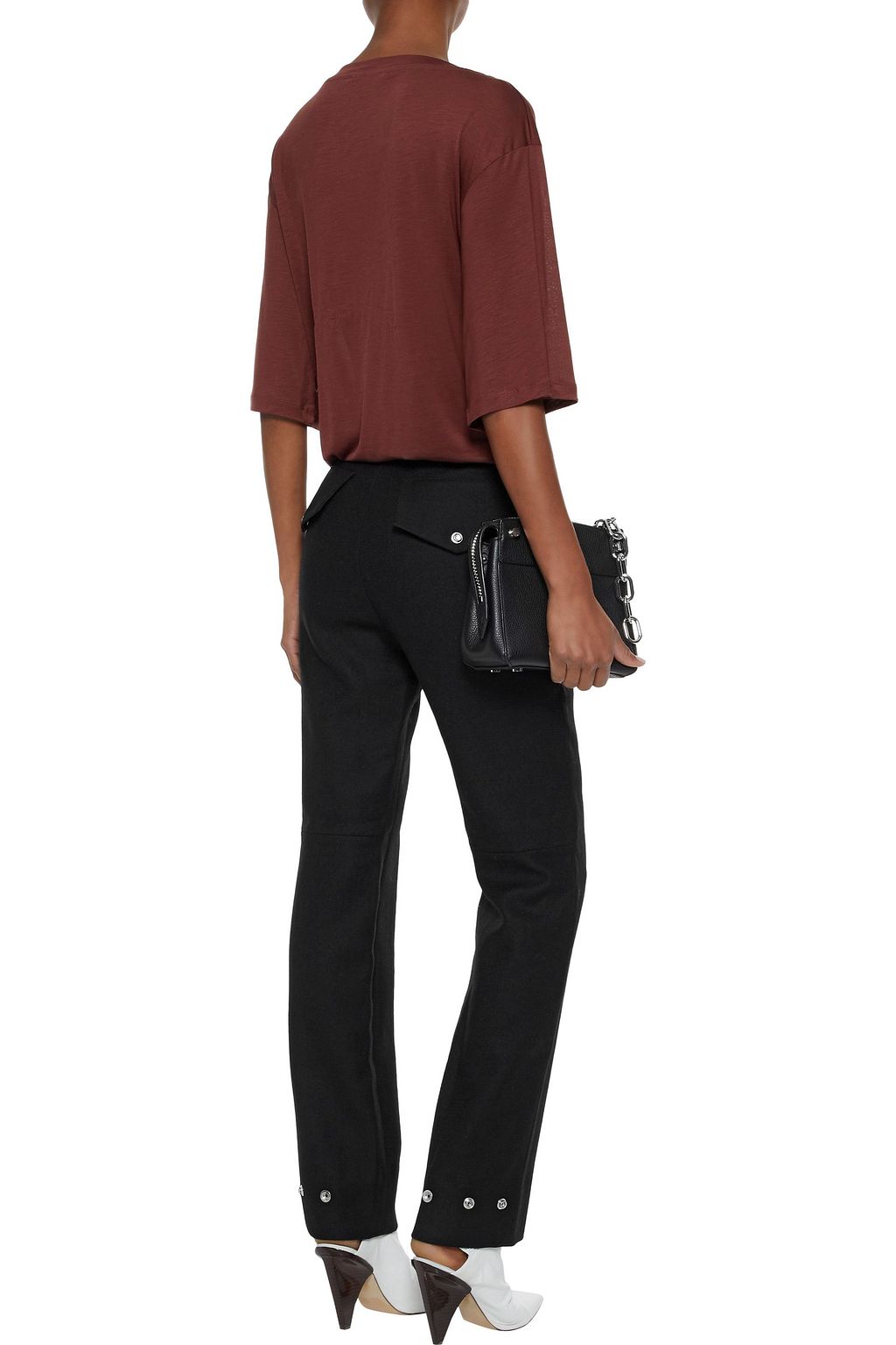 ACNE STUDIOS Wool-twill straight-leg pants