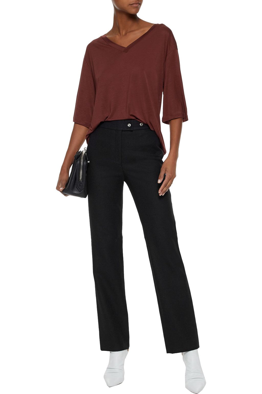 ACNE STUDIOS Wool-twill straight-leg pants