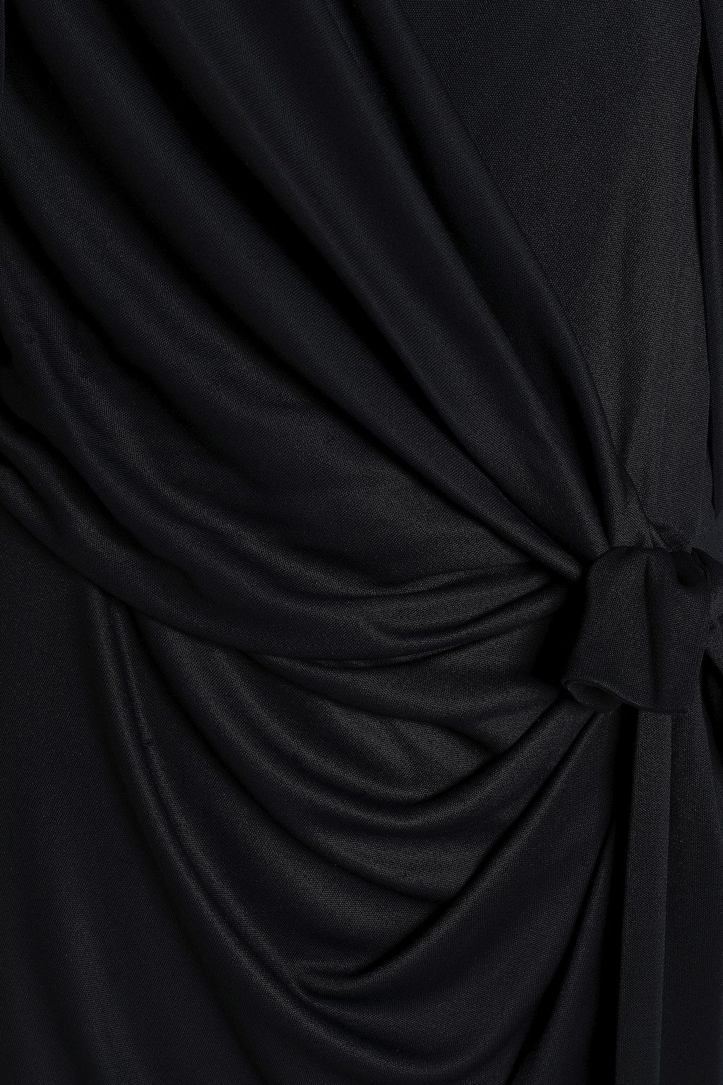 PUCCI Knotted wrap-effect stretch-jersey maxi dress