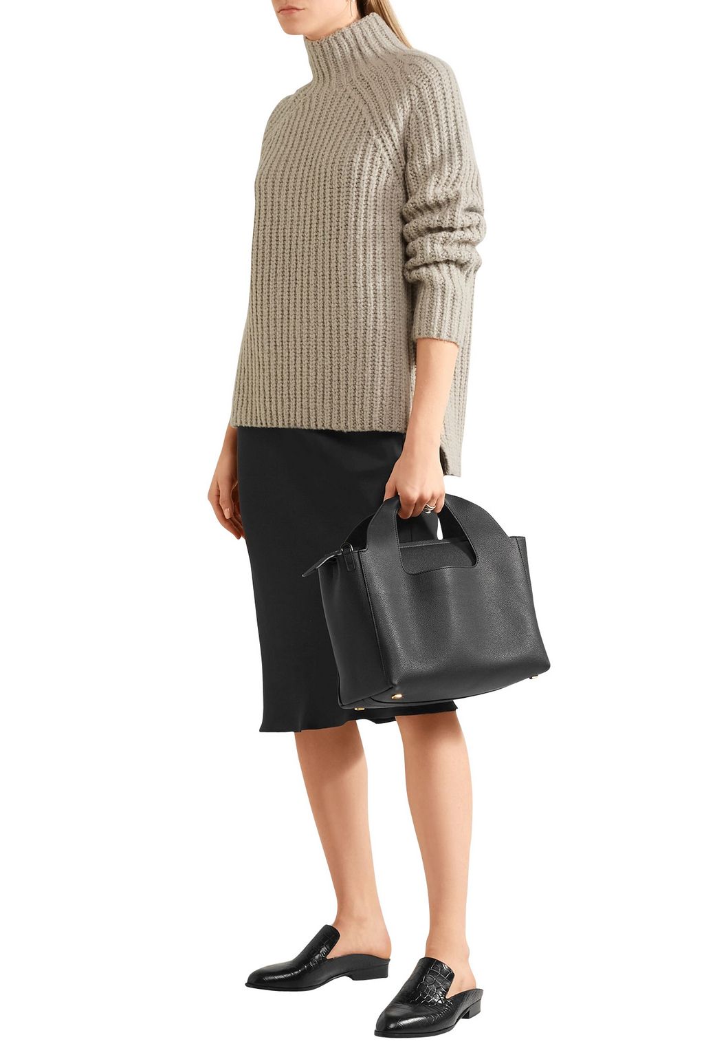 THE ROW Two For One leather tote