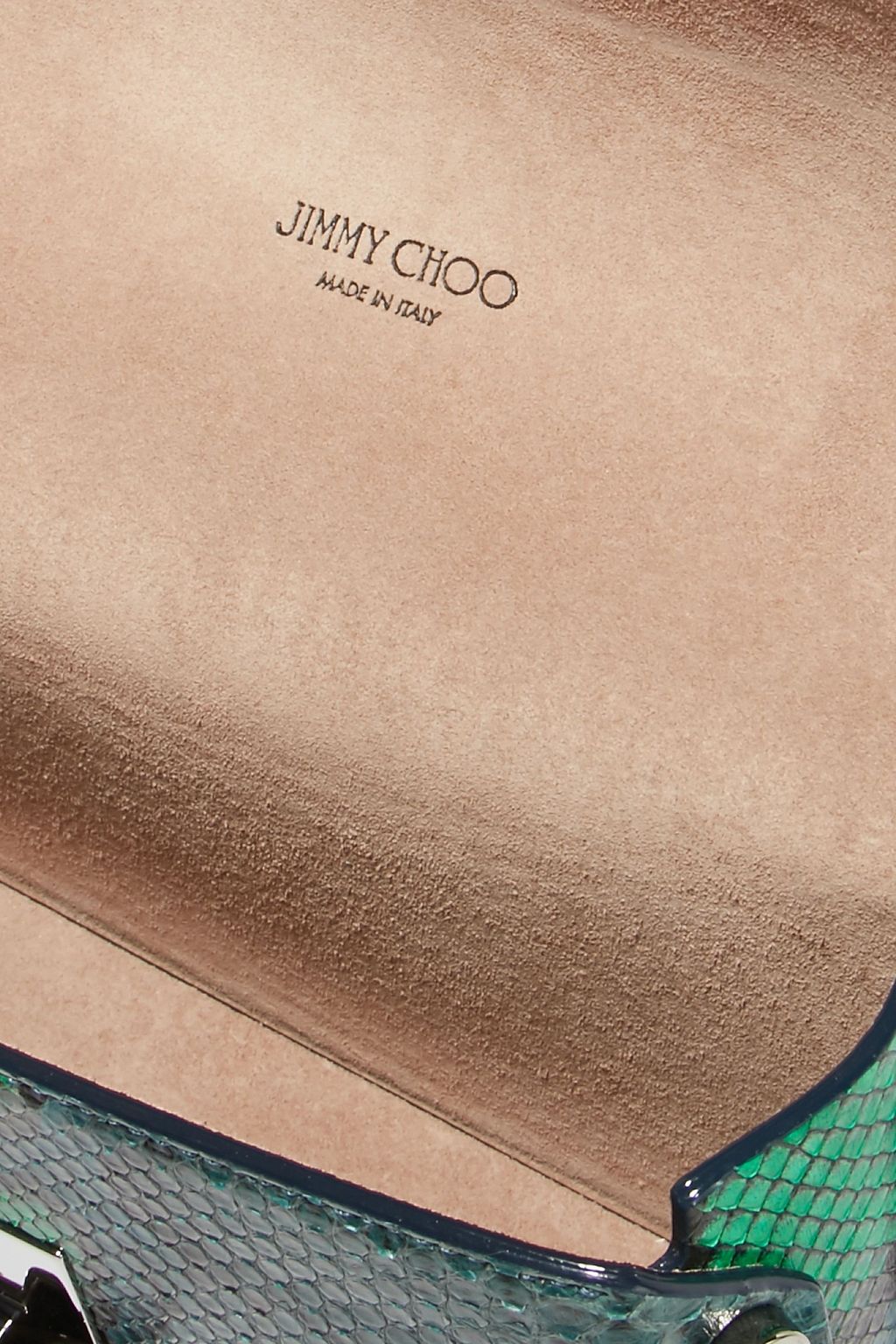 JIMMY CHOO Python shoulder bag