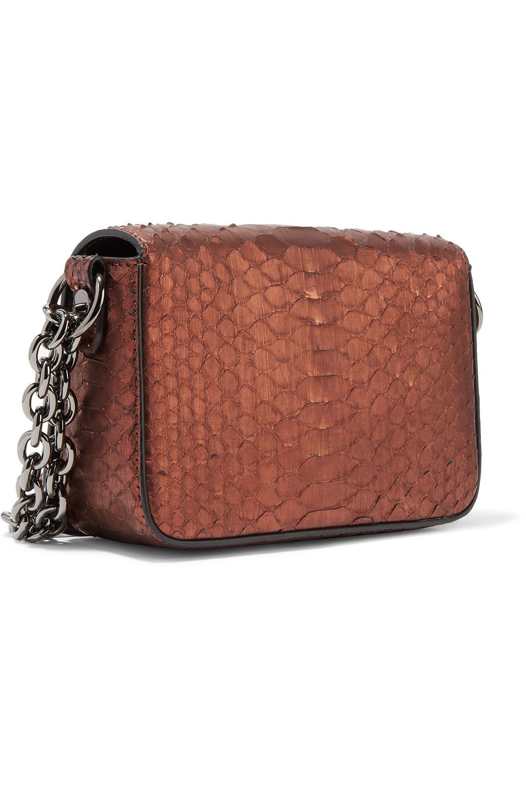 TOM FORD Embellished python shoulder bag