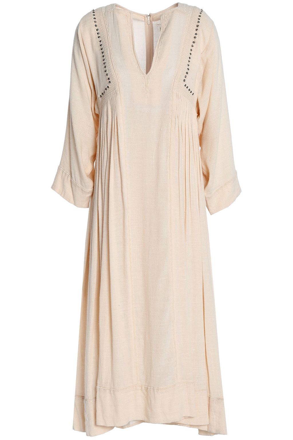 isabel embroidered midi dress
