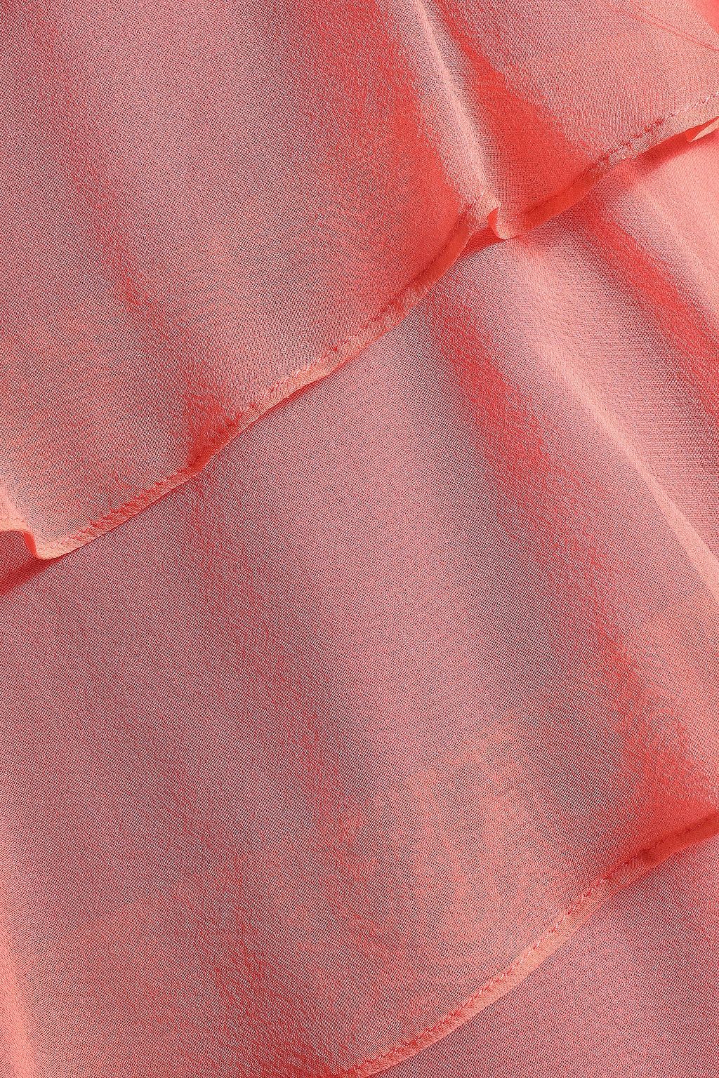 BAILEY 44 Tiered silk-chiffon mini dress