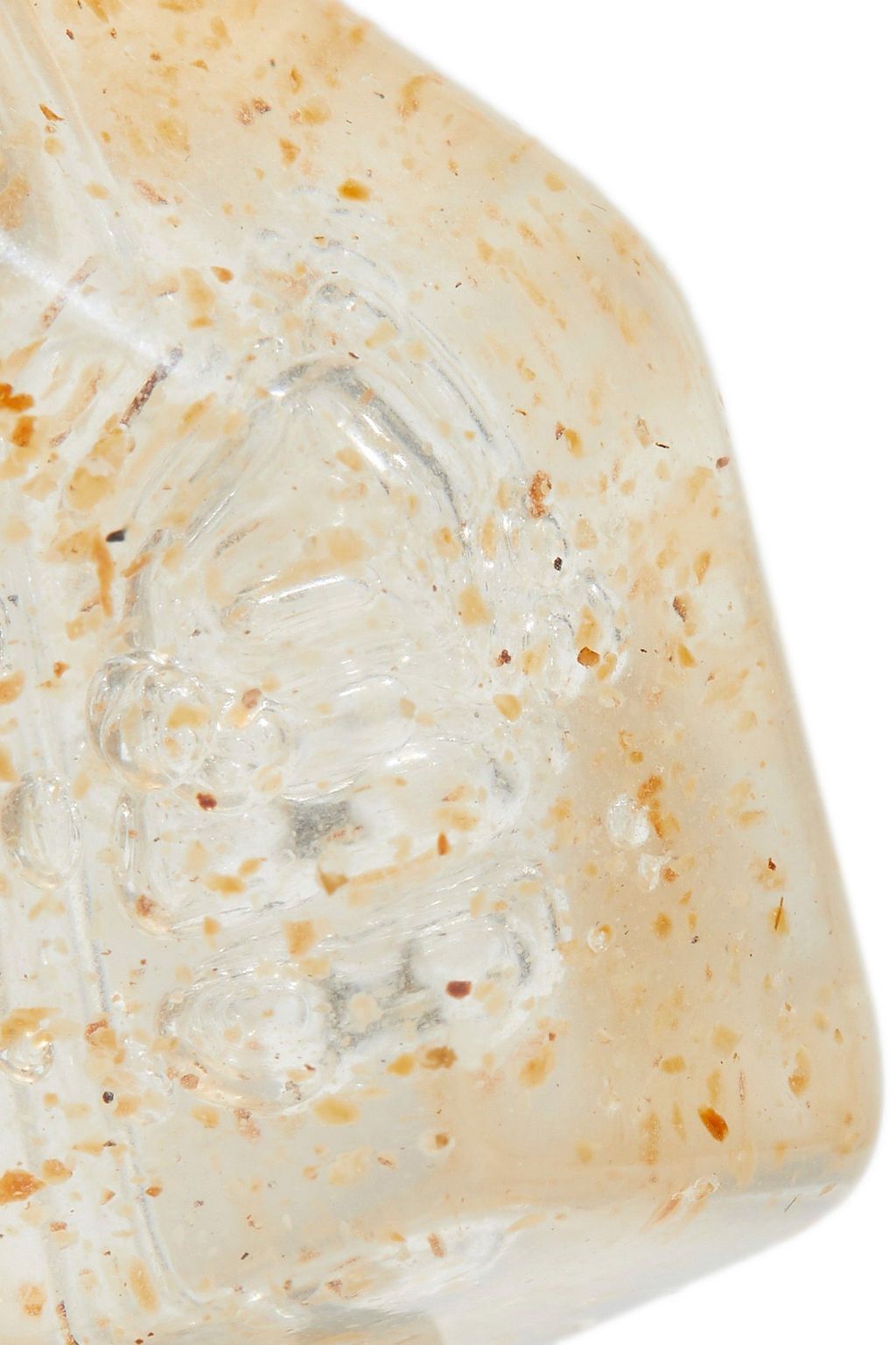 BEN-AMUN Resin silver-tone clip earrings