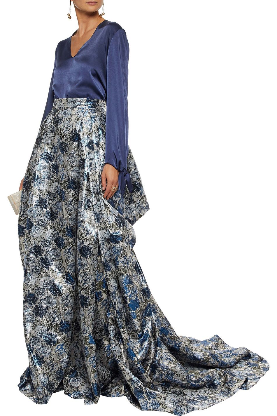 brocade skirt maxi